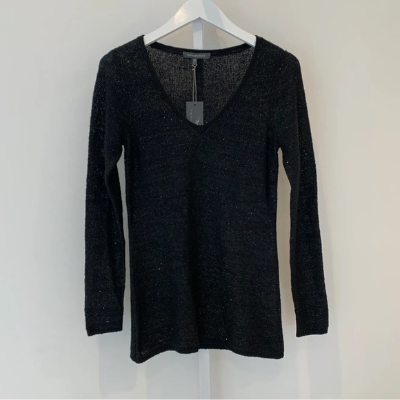 TODD & DUNCAN VNECK SEQUIN SWEATER X-SMALL NWTS! - Picture 1 of 12